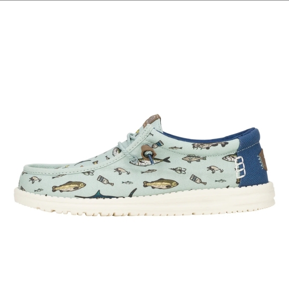 Hey Dude Mens Wally Marlin Slip On Shoes main image 4
